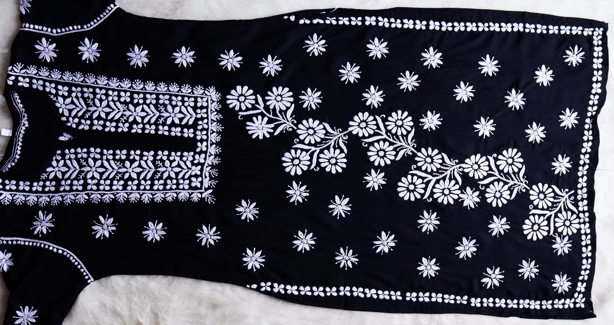 Saira Black Long Modal Kurta