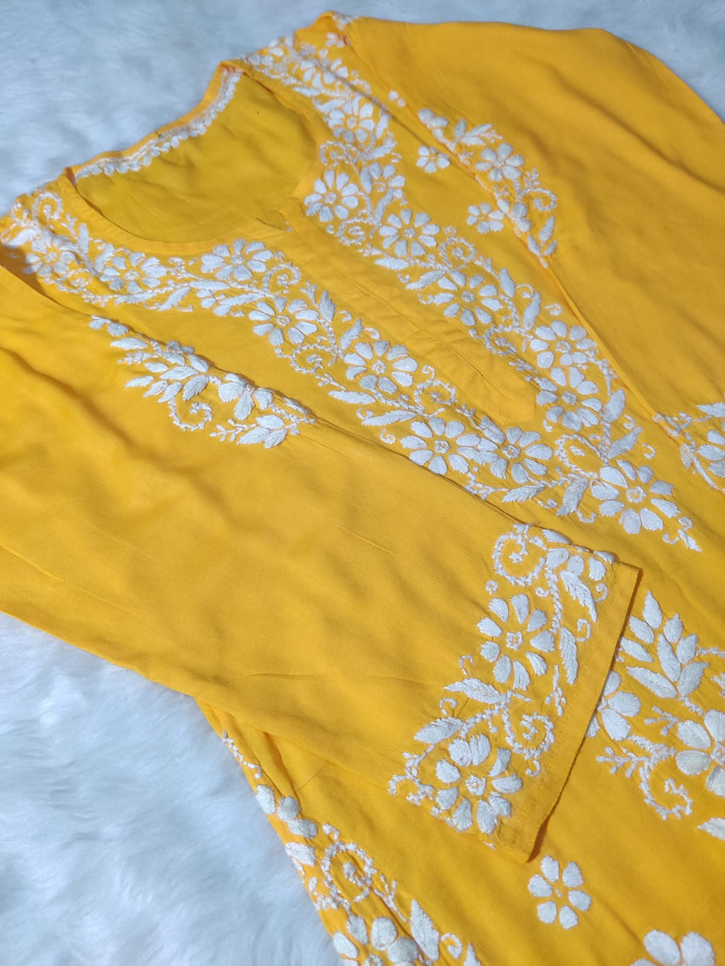 Noorie Premium Straight Chikankari Kurti